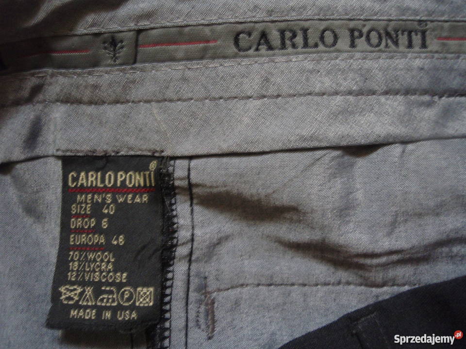 Spodnie garniturowe wizytowe eleganckie USA Rozmiar M Chorzów sprzedam