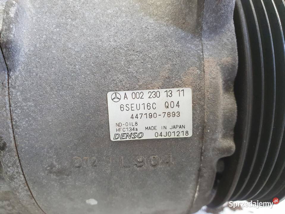 SPRĘŻARKA KLIMATYZACJI Mercedes W169 15 8V lubelskie Chełm sprzedam