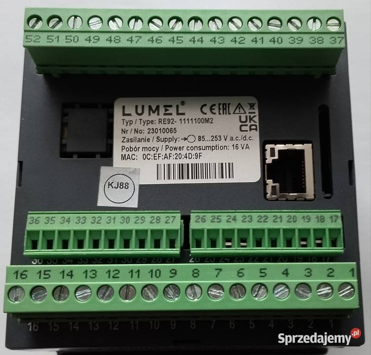 Regulator temperatury RE92 Lumel Zabrze
