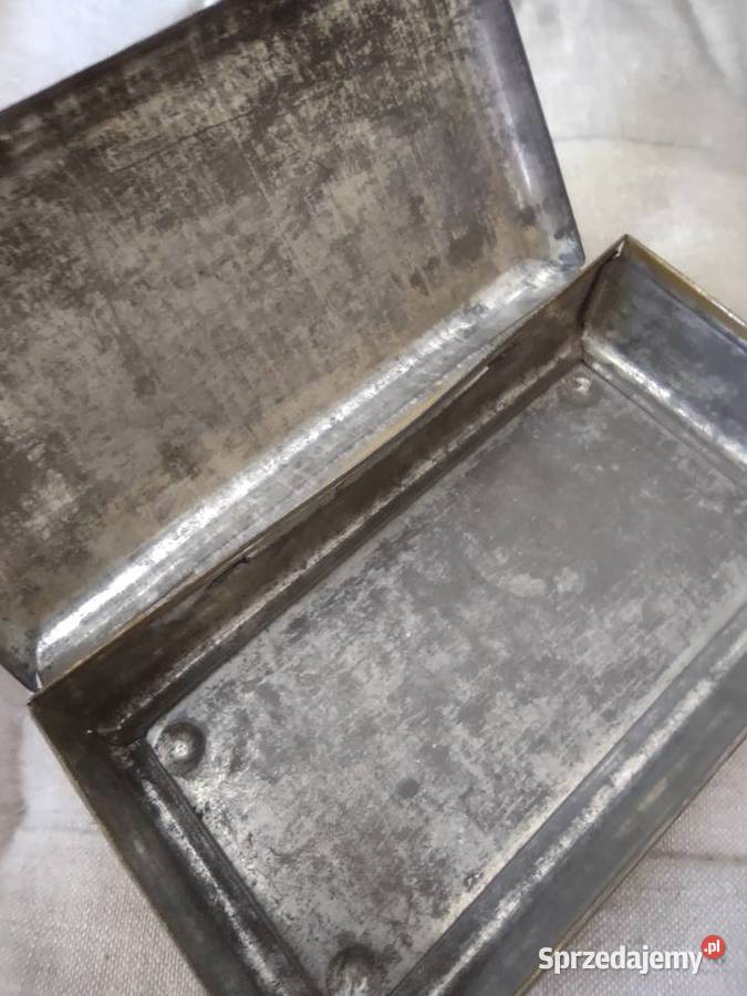 Metalowe pudełko Bruxelles Expo 1935 wielkopolskie Gniezno
