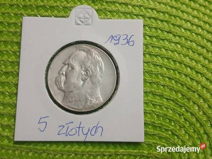 moneta srebrna polska z 1936r podlaskie Łomża