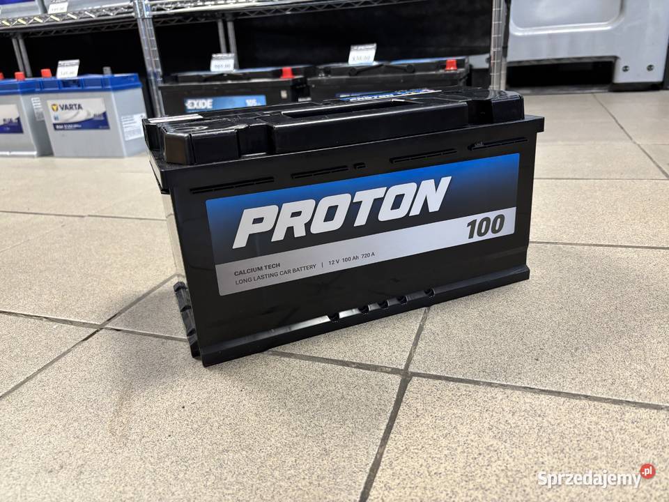 Akumulator 100Ah 720A PROTON łódzkie Zduńska Wola