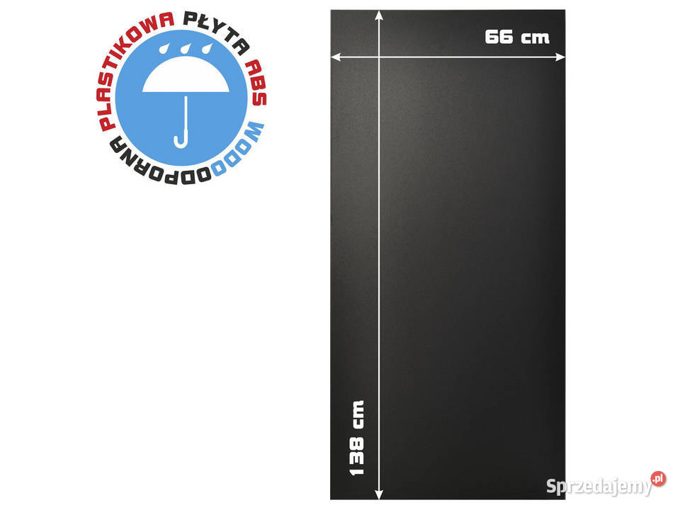 DUŻA WODOODPORNA TABLICA KREDOWA Z PLASTIKOWEJ Krosno