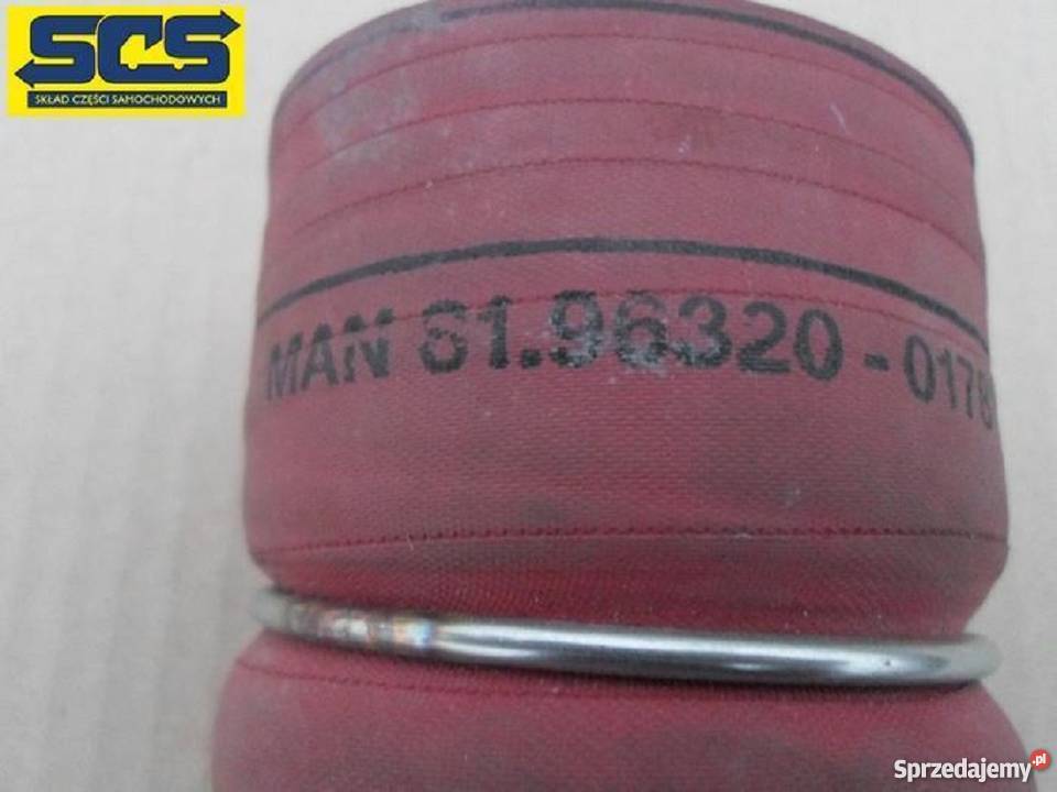 WĄŻ RURA LĄCZNIK INTERCOOLERA MAN 81963200178 Bieleń sprzedam