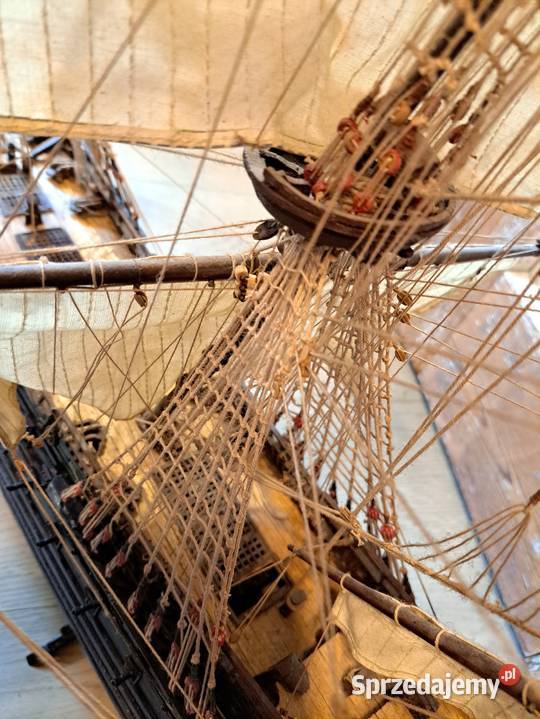 Wielki model żaglowca Kolekcje mazowieckie Warszawa