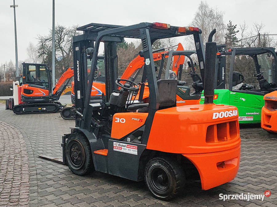 Wózek widłowy Doosan D30G diesel 3 tony duplex 3 sprzedam