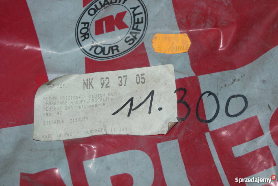 LINKA SPRZĘGŁA PEUGEOT 205 I 741AC 198302198710 osobowe mazowieckie