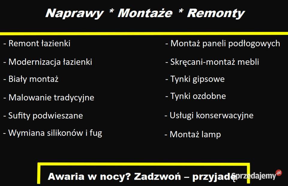 Usługi wykończeniowe mieszkań domów Świnki