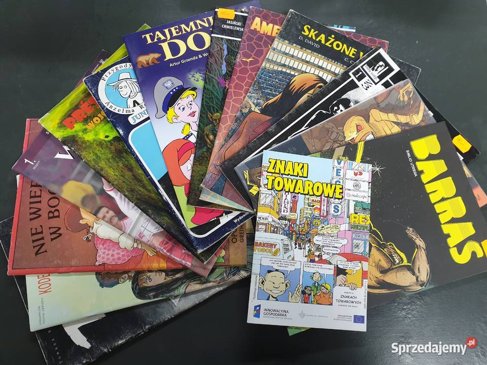 Zestaw 14 komiksów polskie wydania pomorskie Gdynia