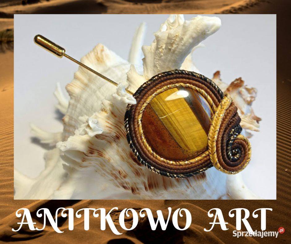 BROSZKA NA SZPILCE Z TYGRYSIM OKIEM SUTASZ Warszawa sprzedam