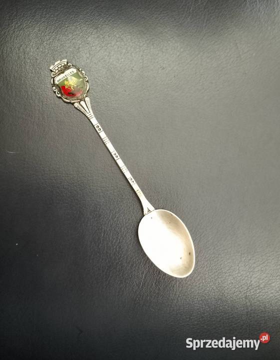 Łyżeczka kolekcjonerska srebrna Nakło nad Notecią