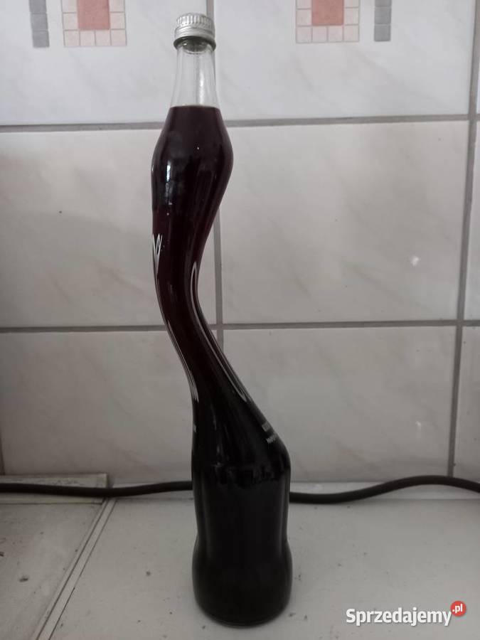 Butelka gięta unikatowa COCACOLI Tarnowskie Góry