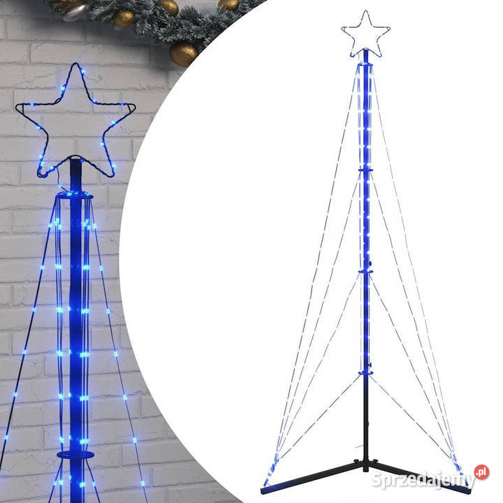 Lampki choinkowe 363 niebieskich LED 182 Warszawa sprzedam