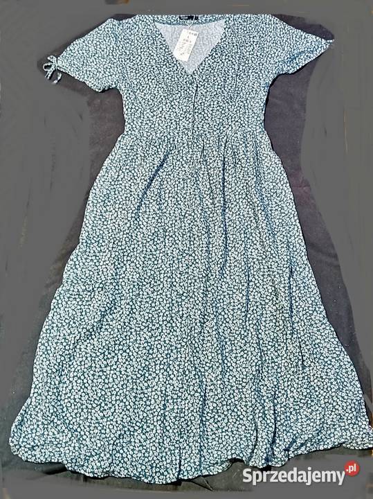 Sukienka w kwiatki Cropp S M zielony Warszawa