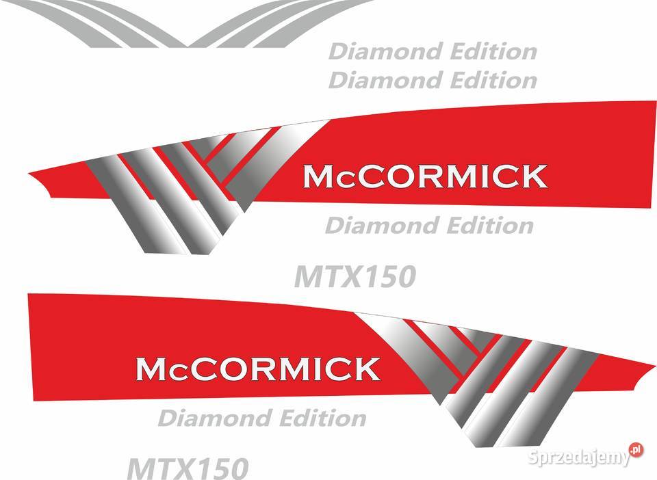 Naklejki Mccormick mtx 150 diamond edition i