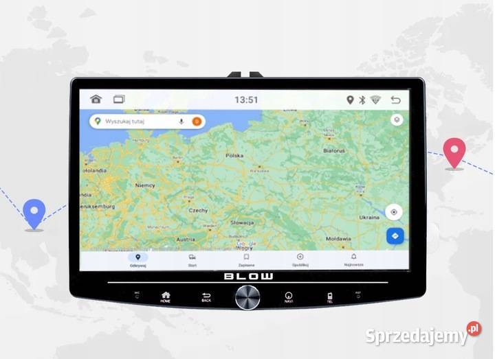 RADIO SAMOCHODOWE 1DIN 10 ANDROID 13 BLUETOOTH Radioodtwarzacze Łuszczów Drugi