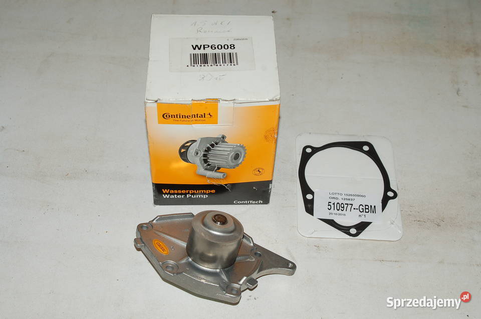Pompa wody Renault 15 dCI Continental WP6008 osobowe