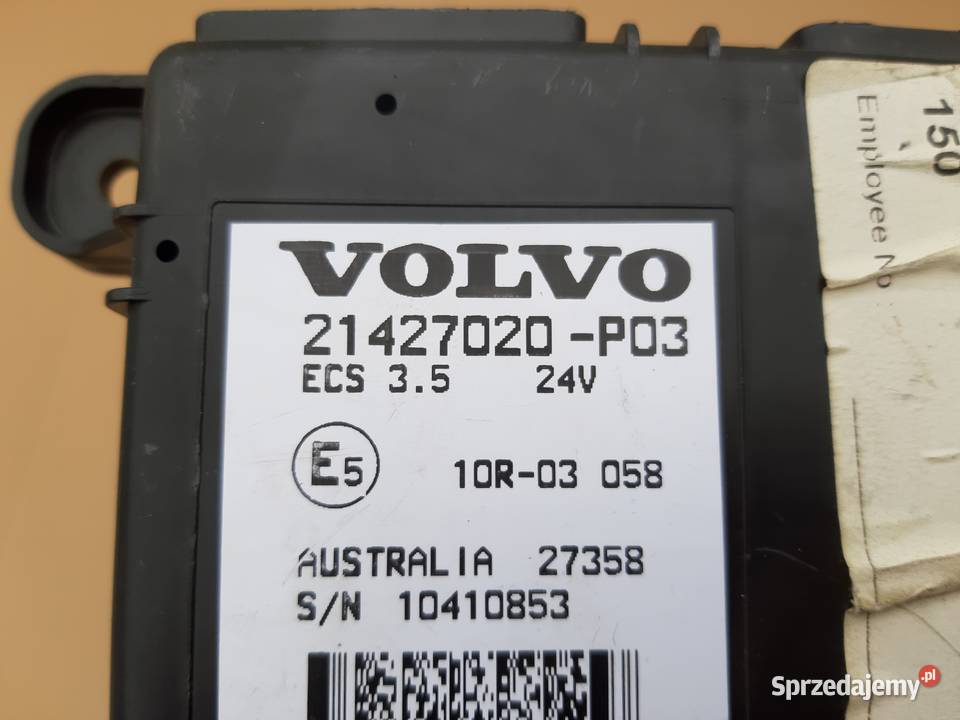 VOLVO FH FM STEROWNIK MODUŁ PODUSZEK ECS 35 Bieleń