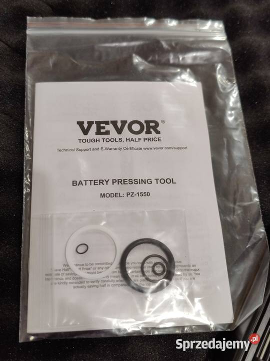 Zaciskarka Praska VEVOR 32kN Zestaw M15 M22 M28