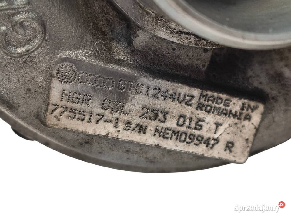 TURBOSPRĘŻĄRKA VW Golf Audi A3 Seat Leon Skoda Części samochodowe Chełm sprzedam