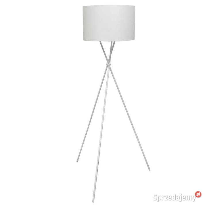 vidaXL Lampa podłogowa białaSKU240902 mazowieckie