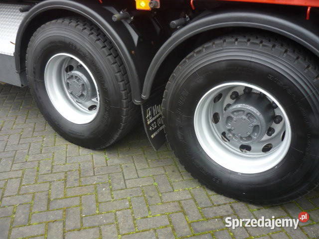 Budowlany skrzynia 6x4 z dzwigiem 450KM Wymienne nadwozia Warszawa sprzedam