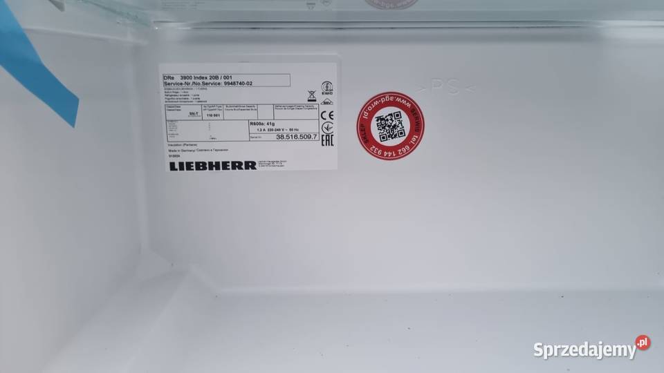 Chłodziarka do zabudowy Liebherr DRe 3900 Wrocław