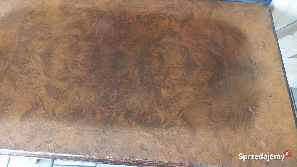 Drewniany stolik stylowy boczny z giętymi nogami zachodniopomorskie sprzedam