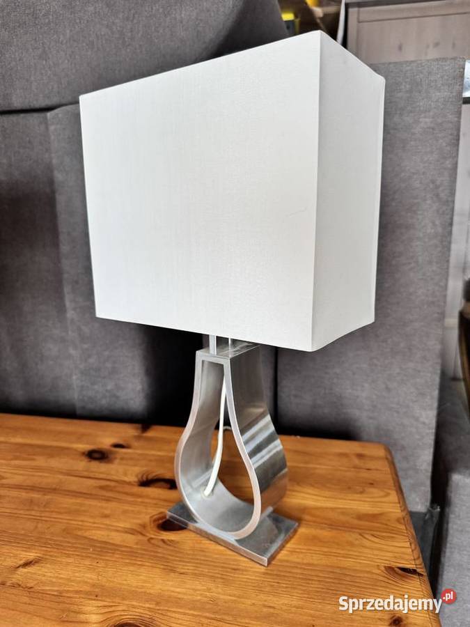 Lampa stołowa lampka nowoczesna klosz aluminium mazowieckie Garwolin