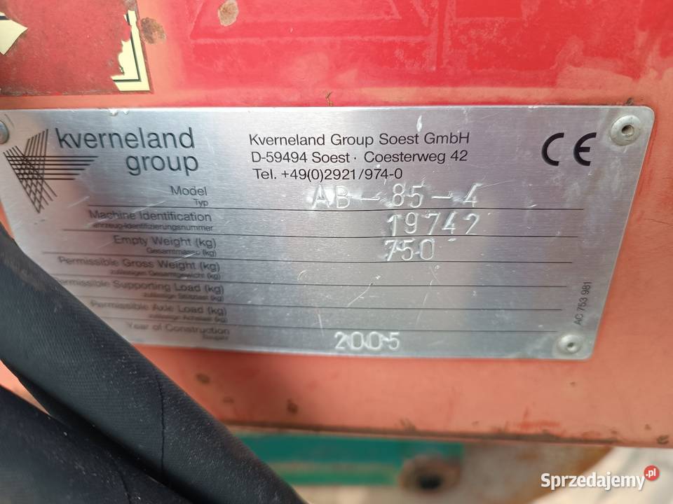 Pług Kverneland AB85 Maszyny rolnicze Suwałki