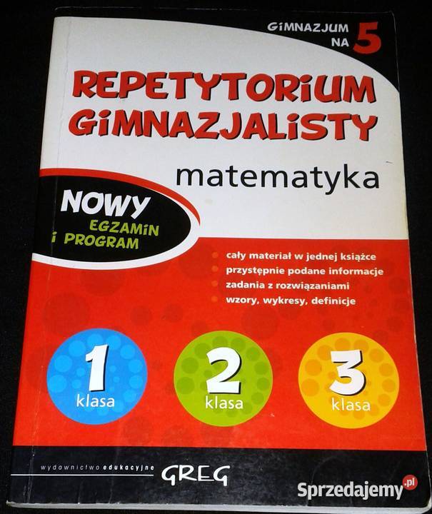 Repetytorium gimnazjalisty Matematyka Marta Chełm