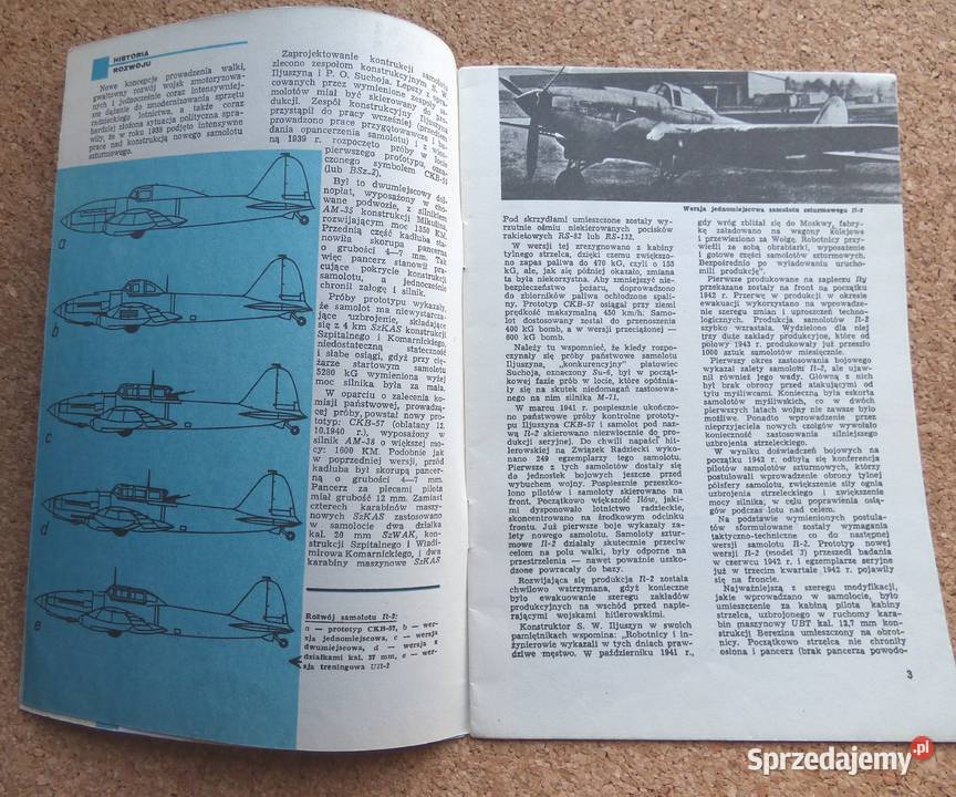 W Królikiewicz Samolot szturmowy Ił2 militaria, broń, wojskowość Warszawa