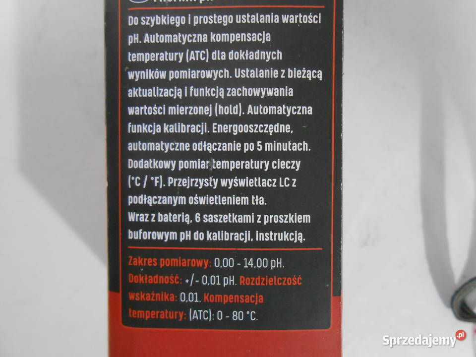 Miernik pH PARKSIDE Katowice