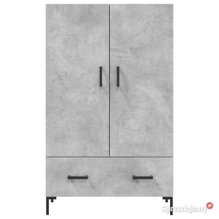Wysoka szafka szarość betonu 695x31x115 WM828240 Warszawa
