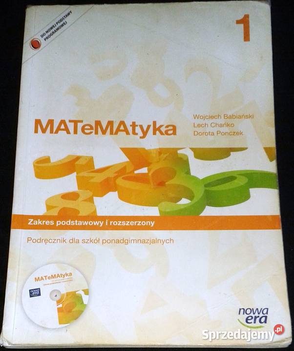 Matematyka 1 W Babiański L Chańko D Ponczek Rok wydania 2013 Pozostałe