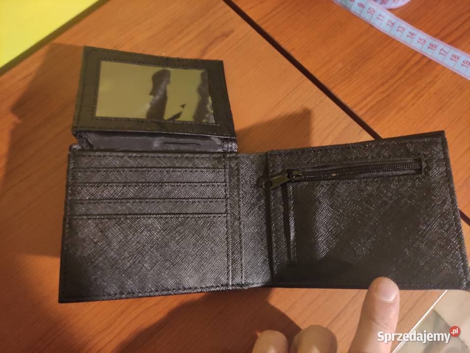 Portfel czarny Nowy Radom