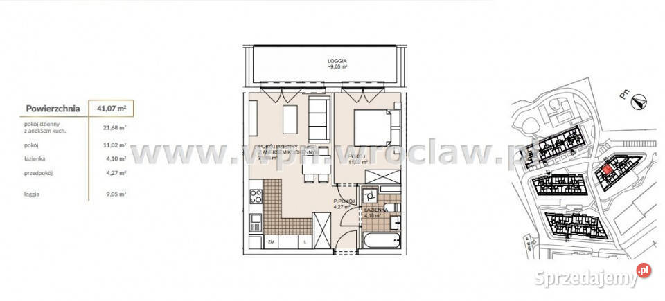 sprzedaży mieszkania 411m2 2 pokoje Wrocław