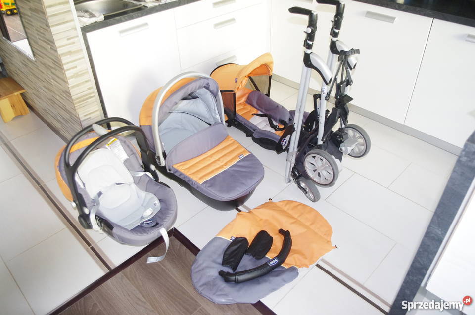Wózek chicco 3 w 1 gondola spacerówka fotelik Żory