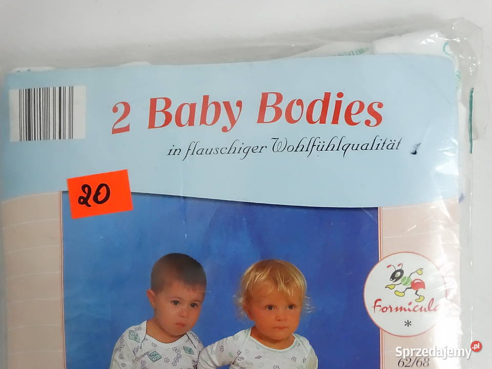 Zestaw 2 nowych uroczych body niemowlęcych z Biłgoraj