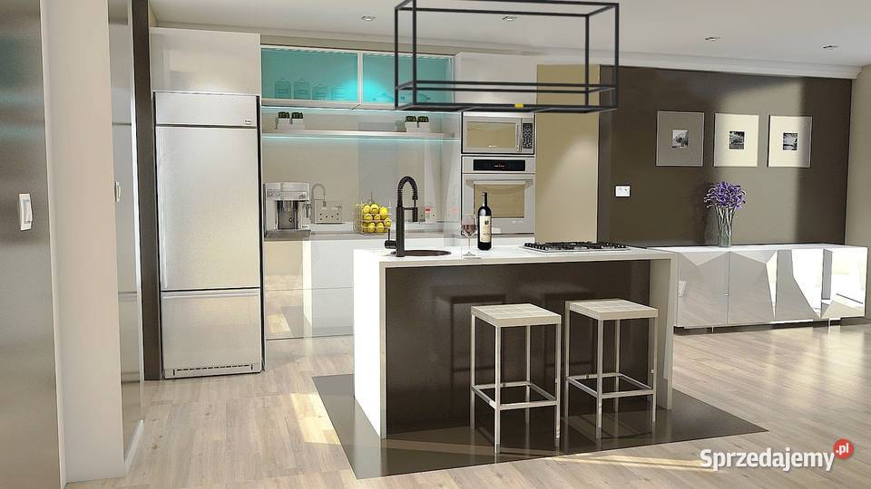 Szafka półka wyspowa sufitowa stelaż wyspa 50cm Jeżowe