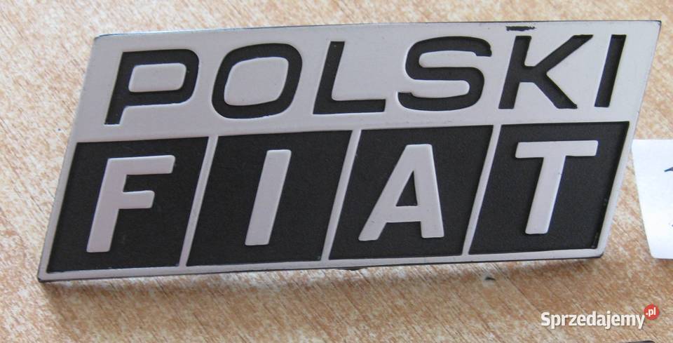 Emblemat POLSKI FIAT logo znaczek NOWY ORYGINAŁ