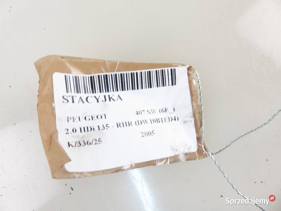 STACYJKA PEUGEOT 407 SW 6E 9648445180 osobowe