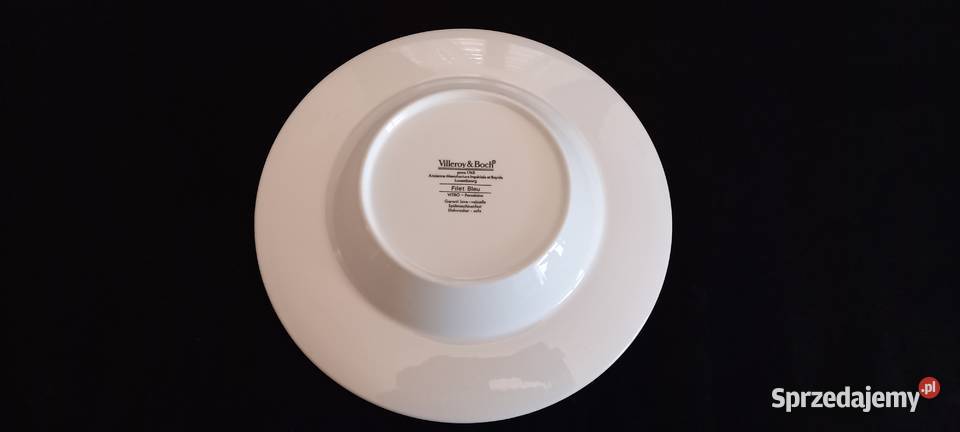 Talerz obiadowy Villeroyboch Filet Bleu Chełm