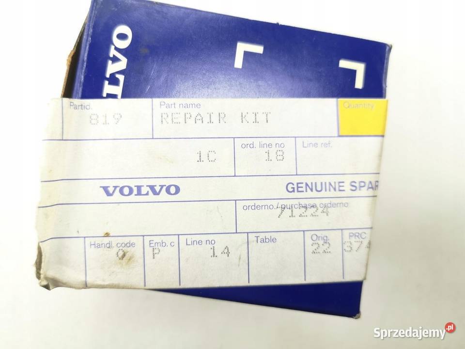 ZESTAW NAPRAWCZY ZAWORU ZABEZPIECZAJĄCEGO VOLVO lubelskie