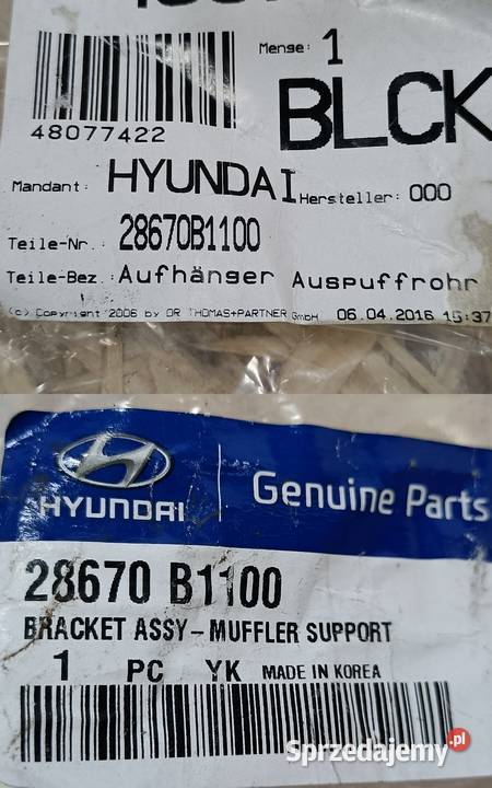 KIA K900 19 HYUNDAI GENESIS G90 17 MOCOWANIE Wzmocnienia, belki i wsporniki Pleszew