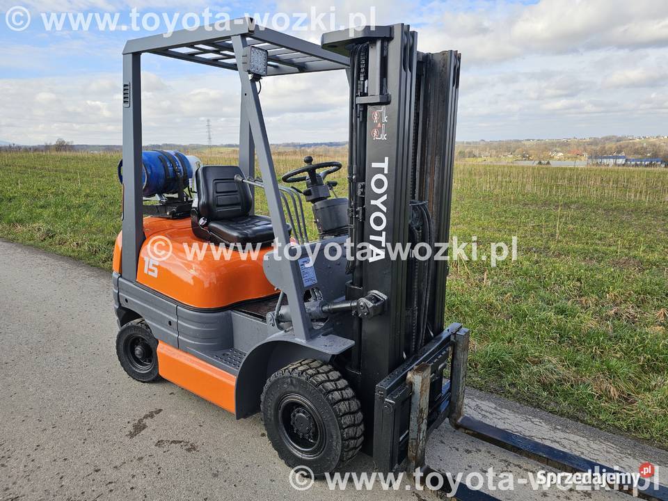 Wózek Widłowy TOYOTA 6FG15 TOYOTA triplx 6FGF15 Toyota Wadowice