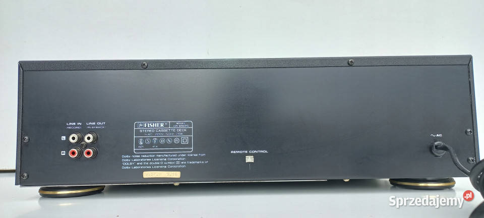 Magnetofon Fisher Studio Standard CRW9025 deck Międzychód