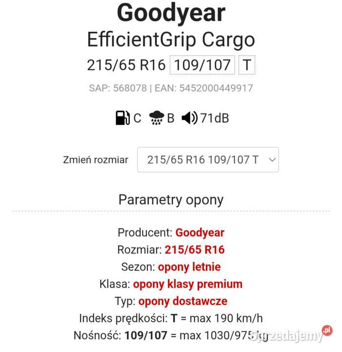 Opony letnie dostawcze Continental Goodyear Suwałki