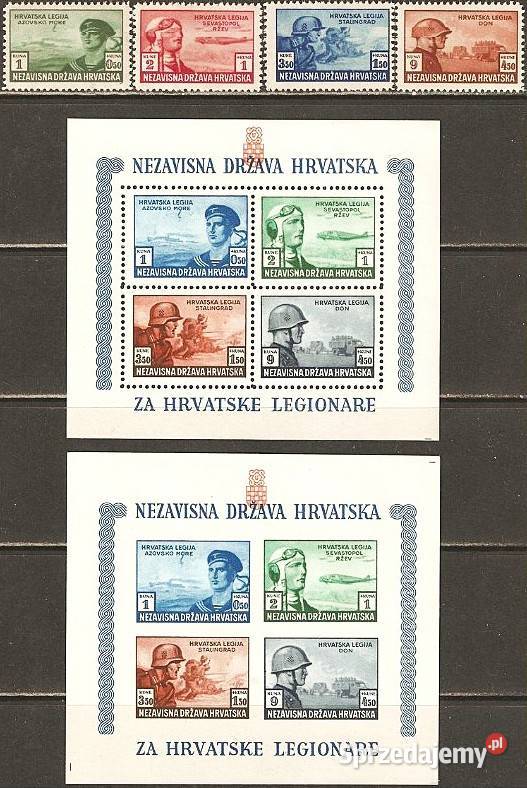 CHORWACJA 1943LEGION CHORWACKI MNH Człuchów