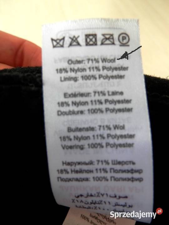 Czapka Bosmanka Czarna Wełniana Baker Boy Cap Łomża